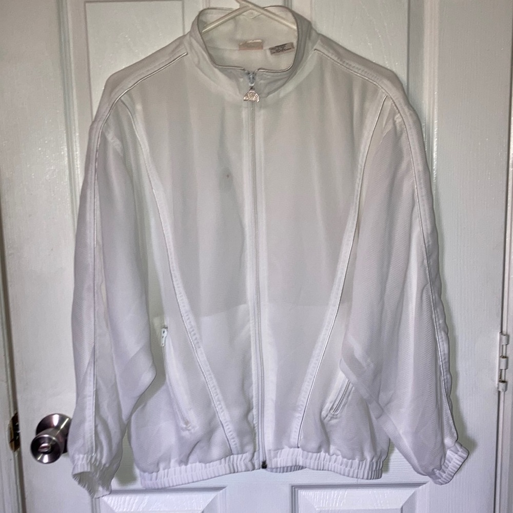 Ellesse White Zip up Jacket